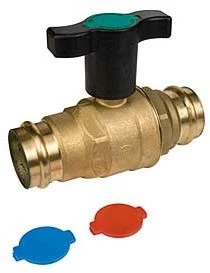 Giacomini Kugelhahn 15mm R851VY Mit Pressanschluss Und Flügelgriff