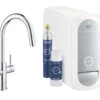 Grohe Blue Home Spültisch-Einhebelmischer 31541000 Chrom, C-Auslauf-Starter Kit, Herausziehbarer Mousseurauslauf -Heimwerkzeuge Grohe Blue Home Spueltisch Einhebelmischer 31541000 Chrom C Auslauf Starter Kit herausziehbarer Mousseurauslauf