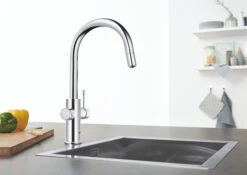 Grohe Blue Home Spültisch-Einhebelmischer 31541000 Chrom, C-Auslauf-Starter Kit, Herausziehbarer Mousseurauslauf -Heimwerkzeuge Grohe Blue Home Spueltisch Einhebelmischer 31541000 Chrom C Auslauf Starter Kit herausziehbarer Mousseurauslauf 9