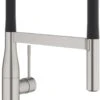Grohe Essence Küchenarmatur 30294DC0 Supersteel, Herausziehbare Profibrause