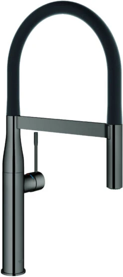 Grohe Essence Spültisch-Einhebelmischer 30294A00 Hard Graphite, Herausziehbare Profibrause