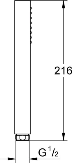 Grohe Euphoria Cube Handbrause 27888A00 Hard Graphite, 1 Strahlart, Durchflussbegrenzer 9,5 L/min -Heimwerkzeuge Grohe Euphoria Cube Handbrause 27888A00 hard graphite 1 Strahlart Durchflussbegrenzer 95 l min 2