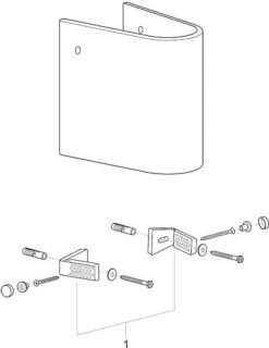 Grohe Euro Keramik Halbsäule 39325000 Alpinweiß, Für Handwaschbecken 45cm -Heimwerkzeuge Grohe Euro Keramik Halbsaeule 39325000 alpinweiss fuer Handwaschbecken 45cm 2