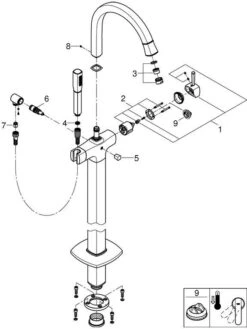 Grohe Grandera Wannen Armatur 23318000 Chrom, Bodenmontage -Heimwerkzeuge Grohe Grandera Wannen Armatur 23318000 chrom Bodenmontage 8