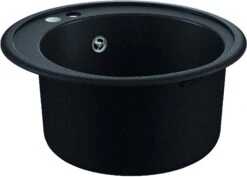 Grohe Komposit-Einbauspüle 31656AP0 Rund, D= 510mm, 1 Becken, Granit Schwarz