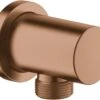 Grohe Rainshower Wandanschlussbogen 27057DL0 Warm Sunset Gebürstet, Runde Rosette, DN 15 -Heimwerkzeuge Grohe Rainshower Wandanschlussbogen 27057DL0 warm sunset gebuerstet runde Rosette DN 15