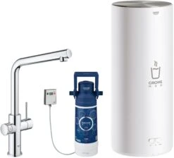 Grohe Red Duo Küchenarmatur 30325001 Chrom, L-Size, L-Auslauf, Mit Boiler -Heimwerkzeuge Grohe Red Duo Kuechenarmatur 30325001 chrom L Size L Auslauf mit Boiler 2