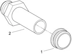 Grohe Urinal-Zulaufgarnitur 37044000 1/2"", F. Urinalbecken M. Eingang V. Hinten -Heimwerkzeuge Grohe Urinal Zulaufgarnitur 37044000 1 2 f. Urinalbecken m. Eingang v. hinten 2