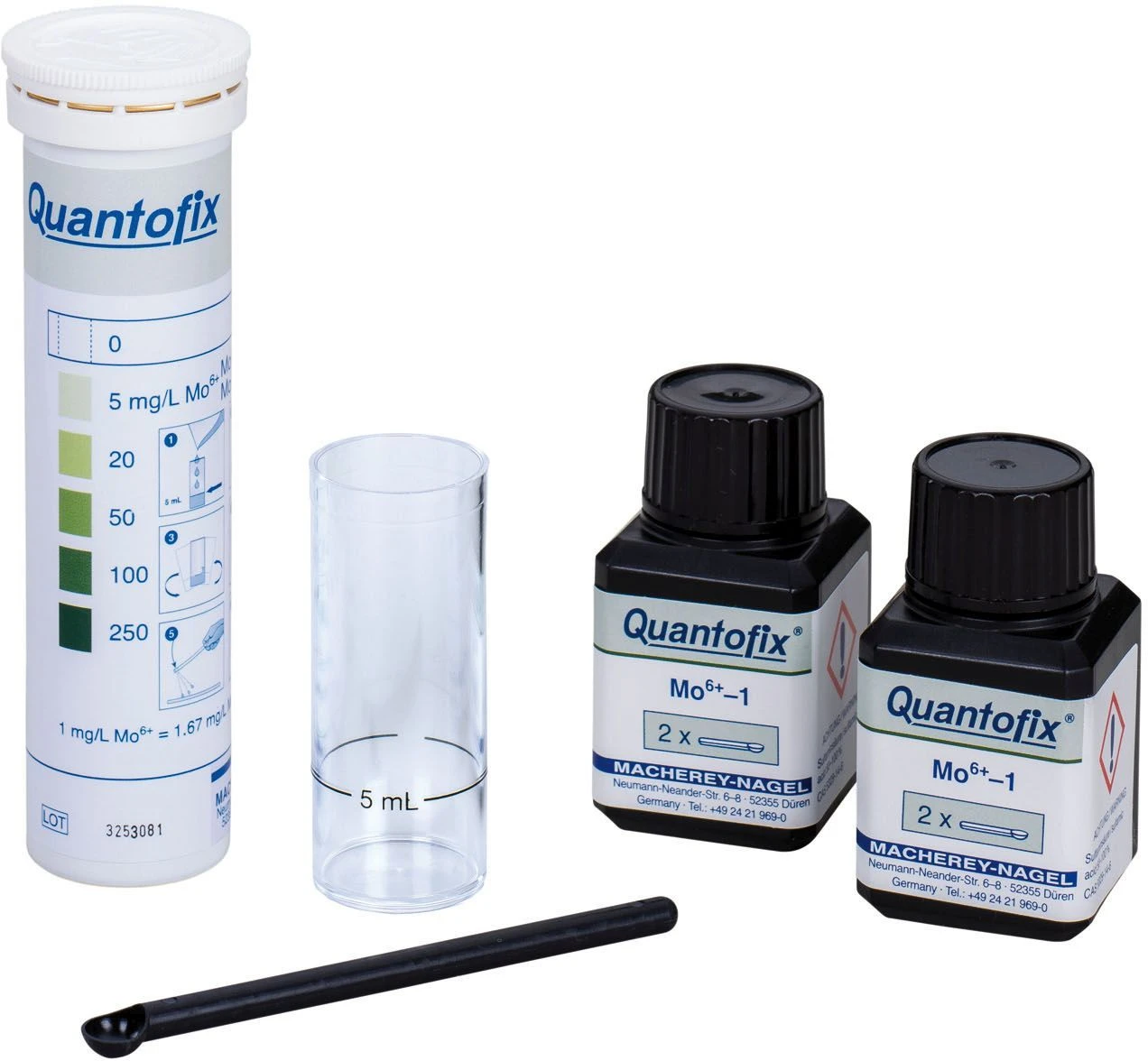 Grünbeck Wasserprüfeinrichtung 170140 Molybdän, 5-250 G/ml 3 Grünbeck Wasserprüfeinrichtung 170140 Molybdän, 5-250 G/ml