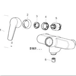 Hansa Hansapolo Spültisch-Wand-Einhebelmischer 51612193 S-Anschlüsse, Schwenkbar, Ausladung 234 Mm, Chrom -Heimwerkzeuge Hansa Hansapolo Spueltisch Wand Einhebelmischer 51612193 S Anschluesse schwenkbar Ausladung 234 mm chrom 2