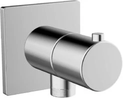 Hansa Wandanschlussbogen Hansadesigno 51570172 Chrom, Mit Absperrung