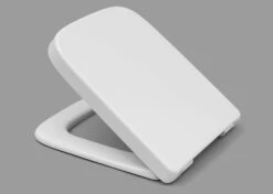 Haro WC-Sitz 531555 Weiß, Scharniere Edelstahl, FastFixmutter, Exzenter