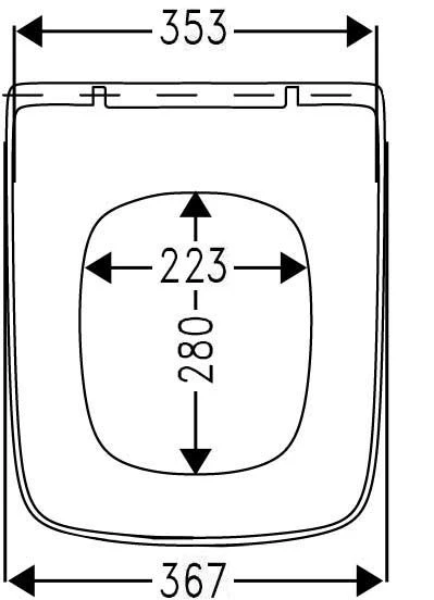 Haro WC-Sitz 532600 Weiß, Scharniere Edelstahl, Klappdübel, Nicht Verstellbar 4 Haro WC-Sitz 532600 Weiß, Scharniere Edelstahl, Klappdübel, Nicht Verstellbar – Bild 2