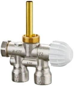 Heimeier Einrohrventil 50683005 G 1/2 IG, Für Unteren Einpunktanschluss