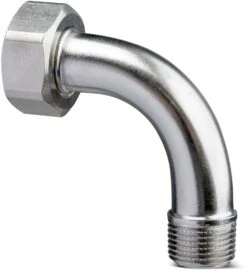 Heimeier Heizkörper-Anschlussbogen 50702115 R 1/2xM 26, AMETAL, Vernickelt