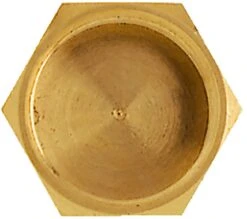 Heimeier Verschlusskappe 2001-02.314 Rp 1/2, Messing