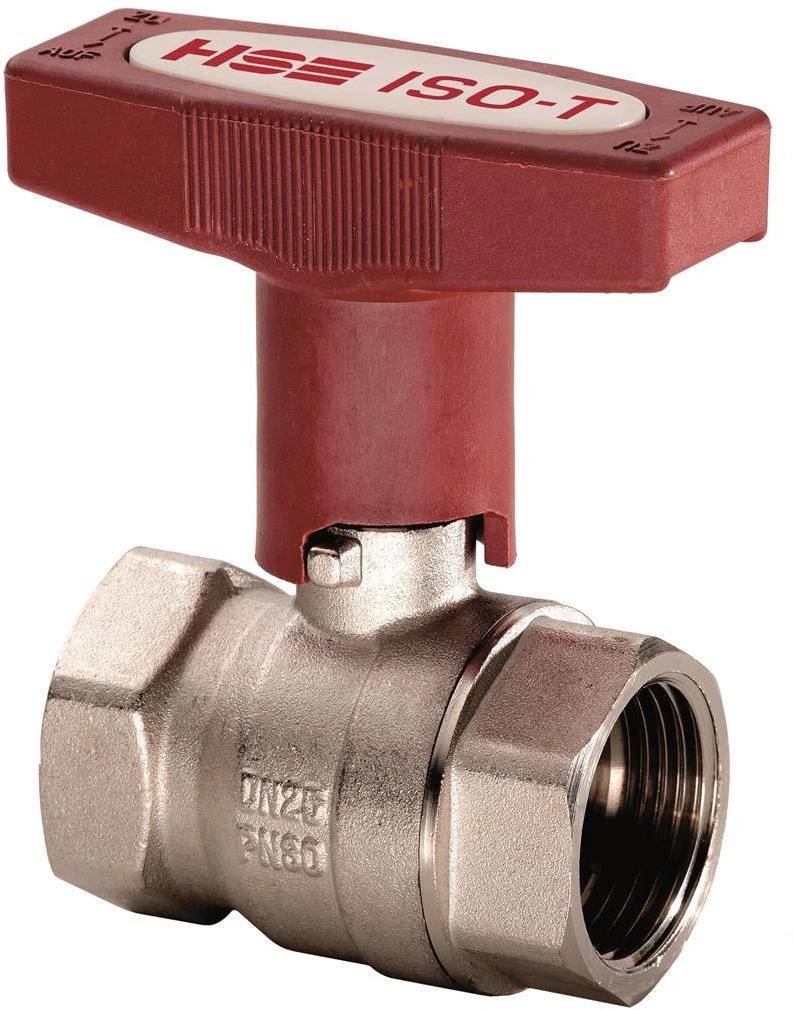 Hermann Schmidt Heizungs-ISO-Kugelhahn H0181458015 Messing Vernickelt, 1/2", Mit Verlängertem T-Griff, PN 40 3 Hermann Schmidt Heizungs-ISO-Kugelhahn H0181458015 Messing Vernickelt, 1/2", Mit Verlängertem T-Griff, PN 40