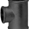 Hermann Schmidt Temperguss 130 T-Stück 14130214 DN 25 X 15, 1" X 1/2", Reduziert, IG/IG/IG, Schwarz -Heimwerkzeuge Hermann Schmidt Temperguss 130 T Stueck 14130214 DN 25 x 15 1 x 1 2 reduziert IG IG IG schwarz