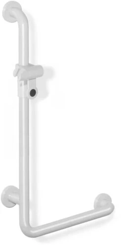 Hewi 801 Winkelgriff 801.33.22055 600 X 1250 Mm, Aquablau, Mit Brausehalter