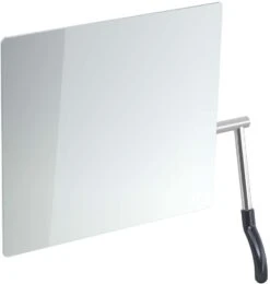 Hewi Kippspiegel 802.01.100R92 725x741x73mm, Hebel Rechts, Anthrazitgrau