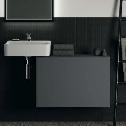 Ideal Standard Conca Waschtisch-Unterschrank T4318Y2 Ohne Ausschnitt, 1 Auszug, 80 X 37 X 55 Cm, Anthrazit Matt Lackiert 13 Ideal Standard Conca Waschtisch-Unterschrank T4318Y2 Ohne Ausschnitt, 1 Auszug, 80 X 37 X 55 Cm, Anthrazit Matt Lackiert -Heimwerkzeuge Ideal Standard Conca Waschtisch Unterschrank T4318Y2 ohne Ausschnitt 1 Auszug 80 x 37 x 55 cm Anthrazit matt lackiert 4