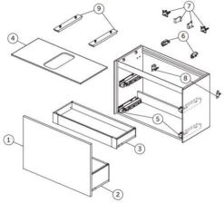 Ideal Standard Conca Waschtisch-Unterschrank T4318Y2 Ohne Ausschnitt, 1 Auszug, 80 X 37 X 55 Cm, Anthrazit Matt Lackiert 15 Ideal Standard Conca Waschtisch-Unterschrank T4318Y2 Ohne Ausschnitt, 1 Auszug, 80 X 37 X 55 Cm, Anthrazit Matt Lackiert -Heimwerkzeuge Ideal Standard Conca Waschtisch Unterschrank T4318Y2 ohne Ausschnitt 1 Auszug 80 x 37 x 55 cm Anthrazit matt lackiert 6