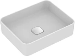 Ideal Standard Strada II Aufsatzwaschtisch T2967MA Weiß Ideal Plus,50x40cm,ohne Hahnloch Und Überlauf