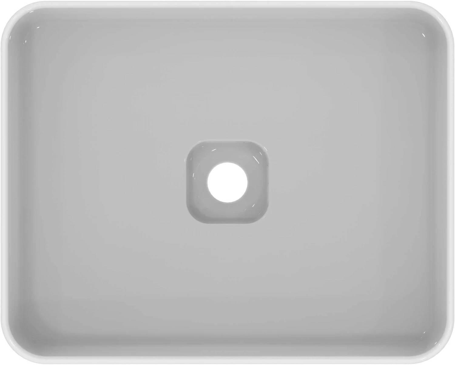 Ideal Standard Strada II Aufsatzwaschtisch T2967MA Weiß Ideal Plus,50x40cm,ohne Hahnloch Und Überlauf 6 Ideal Standard Strada II Aufsatzwaschtisch T2967MA Weiß Ideal Plus,50x40cm,ohne Hahnloch Und Überlauf – Bild 4