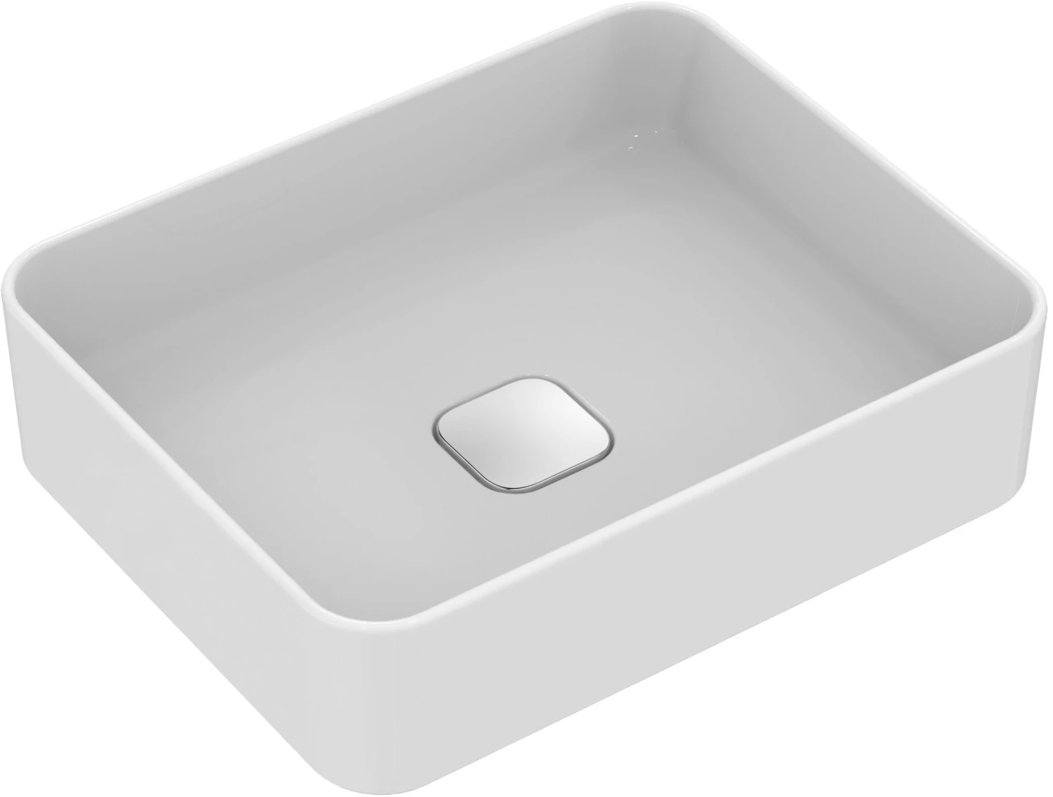 Ideal Standard Strada II Aufsatzwaschtisch T2967MA Weiß Ideal Plus,50x40cm,ohne Hahnloch Und Überlauf 3 Ideal Standard Strada II Aufsatzwaschtisch T2967MA Weiß Ideal Plus,50x40cm,ohne Hahnloch Und Überlauf