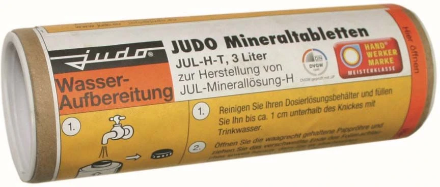 Judo Jul Mineraltabletten 8600008 Für 25 L 3 Judo Jul Mineraltabletten 8600008 Für 25 L