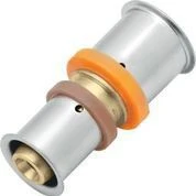 KAN-therm KAN-press 6in1 Kupplung 1009046075 32 X 16 Mm, Messing, Reduziert, Mit Presshülse