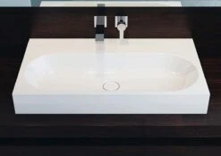 Kaldewei Centro Aufsatz-Waschtisch 903006003711 3057, 60x50x12cm, Alpinweiss Matt Perl-Effekt, Ohne Überlauf, Ohne Hahnloch -Heimwerkzeuge Kaldewei Centro Aufsatz Waschtisch 903006003711 3057 60x50x12cm alpinweiss matt Perl Effekt ohne Ueberlauf ohne Hahnloch 3