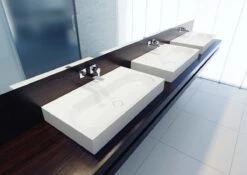 Kaldewei Centro Aufsatz-Waschtisch 903006003711 3057, 60x50x12cm, Alpinweiss Matt Perl-Effekt, Ohne Überlauf, Ohne Hahnloch -Heimwerkzeuge Kaldewei Centro Aufsatz Waschtisch 903006003711 3057 60x50x12cm alpinweiss matt Perl Effekt ohne Ueberlauf ohne Hahnloch 4