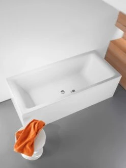 Kaldewei Puro Duo 663 Badewanne 266300010001 170x75cm, Weiß, Überlauf Seitlich