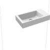 Kaldewei Puro Wand-Handwaschtisch 901206393711 Links, Ohne Überlauf, 1 Hahnloch, Alpinweiss Matt Perl-Effekt, 55x30x10cm -Heimwerkzeuge Kaldewei Puro Wand Handwaschtisch 901206393711 links ohne Ueberlauf 1 Hahnloch alpinweiss matt Perl Effekt 55x30x10cm