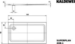Kaldewei Superplan Xxl Duschwanne 430830003199 70x140x3,9cm, Antislip Perl-Effekt, Manhattan -Heimwerkzeuge Kaldewei Superplan xxl Duschwanne 430830003199 70x140x39cm Antislip Perl Effekt manhattan 6