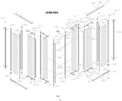 Kermi Ibiza 2000 Eckeinstieg ED3 I2ED3075181AK 75x185cm, ESG Klar, 3-teilig Gleittüren 15 Kermi Ibiza 2000 Eckeinstieg ED3 I2ED3075181AK 75x185cm, ESG Klar, 3-teilig Gleittüren -Heimwerkzeuge Kermi Ibiza 2000 Eckeinstieg ED3 I2ED3075181AK 75x185cm ESG klar 3 teilig Gleittueren 6