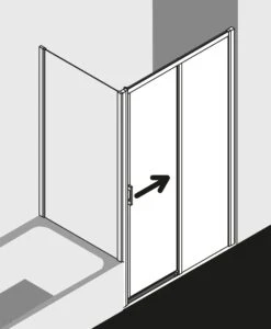 Kermi Liga Gleittür 2-tlg. Bodenfrei Mit Festfeld LID2L110201PK 106-111x200cm, Silber Mattglanz, ESG Klar Clean, Links, Auf Duschwanne -Heimwerkzeuge Kermi Liga Gleittuer 2 tlg. bodenfrei mit Festfeld LID2L110201PK 106 111x200cm silber mattglanz ESG klar Clean links auf Duschwanne 6