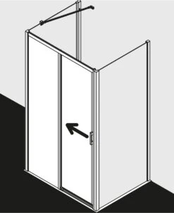 Kermi Liga Gleittür 2-tlg. Bodenfrei Mit Festfeld LID2L110201PK 106-111x200cm, Silber Mattglanz, ESG Klar Clean, Links, Auf Duschwanne -Heimwerkzeuge Kermi Liga Gleittuer 2 tlg. bodenfrei mit Festfeld LID2L110201PK 106 111x200cm silber mattglanz ESG klar Clean links auf Duschwanne 7