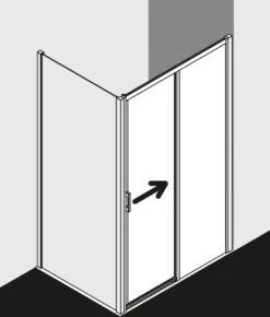 Kermi Liga Gleittür 2-tlg. Bodenfrei Mit Festfeld LID2L15520VAK 151-156x200cm, Silber Hochglanz, ESG Klar, Links, Auf Duschwanne -Heimwerkzeuge Kermi Liga Gleittuer 2 tlg. bodenfrei mit Festfeld LID2L15520VAK 151 156x200cm silber hochglanz ESG klar links auf Duschwanne 4