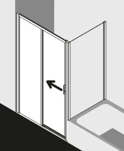 Kermi Liga Gleittür 2-tlg. Bodenfrei Mit Festfeld LID2L15520VAK 151-156x200cm, Silber Hochglanz, ESG Klar, Links, Auf Duschwanne -Heimwerkzeuge Kermi Liga Gleittuer 2 tlg. bodenfrei mit Festfeld LID2L15520VAK 151 156x200cm silber hochglanz ESG klar links auf Duschwanne 5