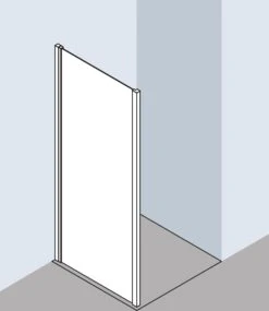 Kermi Liga Seitenwand LITWD12020VAK 120x200cm, Silber Hochglanz, ESG Klar, Auf Duschwanne -Heimwerkzeuge Kermi Liga Seitenwand LITWD12020VAK 120x200cm silber hochglanz ESG klar auf Duschwanne 2