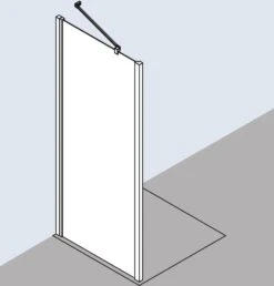 Kermi Liga Seitenwand LITWD12020VAK 120x200cm, Silber Hochglanz, ESG Klar, Auf Duschwanne -Heimwerkzeuge Kermi Liga Seitenwand LITWD12020VAK 120x200cm silber hochglanz ESG klar auf Duschwanne 4