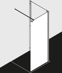 Kermi Liga Seitenwand LITWF100201PK 100x200cm, Silber/mattglanz, ESG Klar KermiClean, Mit 90Grad Stabilisierung -Heimwerkzeuge Kermi Liga Seitenwand LITWF100201PK 100x200cm silber mattglanz ESG klar KermiClean mit 90Grad Stabilisierung 4