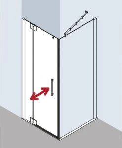 Kermi Pasa XP Pendeltür 1-fl. M Festfeld Für Seitenwand PX1WR10018VUK 100x185cm, Silber Hochglanz, ESG SR Opaco, Rechts, Auf Duschwanne -Heimwerkzeuge Kermi Pasa XP Pendeltuer 1 fl. m Festfeld fuer Seitenwand PX1WR10018VUK 100x185cm silber hochglanz ESG SR Opaco rechts auf Duschwanne 2