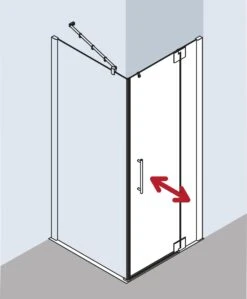 Kermi Pasa XP Pendeltür 1-fl. M Festfeld Für Seitenwand PX1WR10018VUK 100x185cm, Silber Hochglanz, ESG SR Opaco, Rechts, Auf Duschwanne -Heimwerkzeuge Kermi Pasa XP Pendeltuer 1 fl. m Festfeld fuer Seitenwand PX1WR10018VUK 100x185cm silber hochglanz ESG SR Opaco rechts auf Duschwanne 6