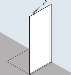 Kermi Pasa XP Seitenwand PXTWD078201AK 78x200cm, Silber Mattglanz, ESG Klar, Auf Duschplatz -Heimwerkzeuge Kermi Pasa XP Seitenwand PXTWD078201AK 78x200cm silber mattglanz ESG klar auf Duschplatz 3