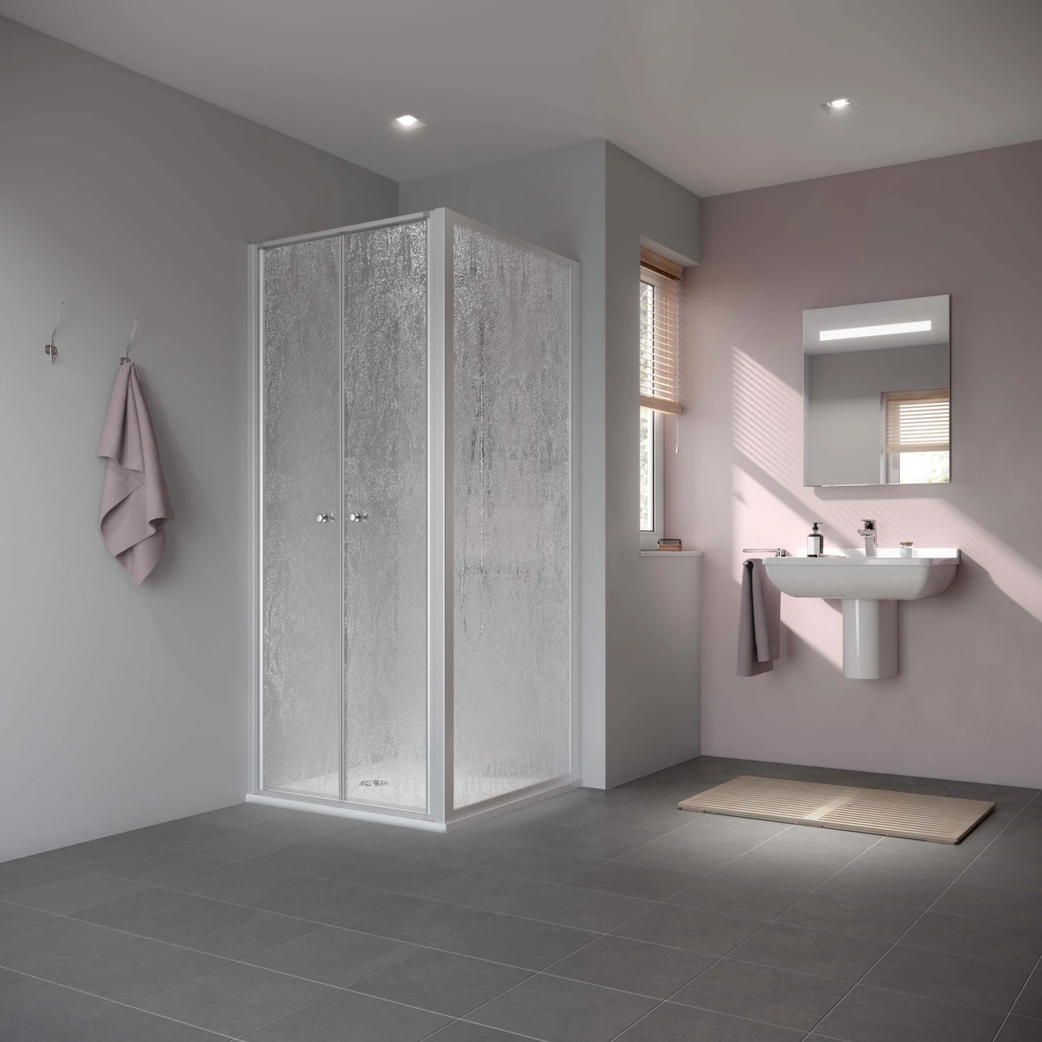 Kermi Pendeltür Nova 2000 90 X 185 Cm, Silber/mattglanz, Kerolan Fontana 3 Kermi Pendeltür Nova 2000 90 X 185 Cm, Silber/mattglanz, Kerolan Fontana