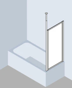 Kermi Vario 2000 Seitenwand V2TWD080141UK 71,4-74,6x140cm, Silber Mattgl., ESG SR Opaco -Heimwerkzeuge Kermi Vario 2000 Seitenwand V2TWD080141UK 714 746x140cm silber mattgl. ESG SR Opaco 2