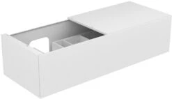 Keuco Edition 11 Unterschrank 31165300100 140 X 35 X 53,5 Cm, Mit LED, Lack Seidenmatt Weiss